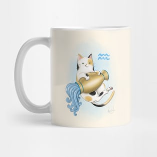 Zodiacat Aquarius Mug